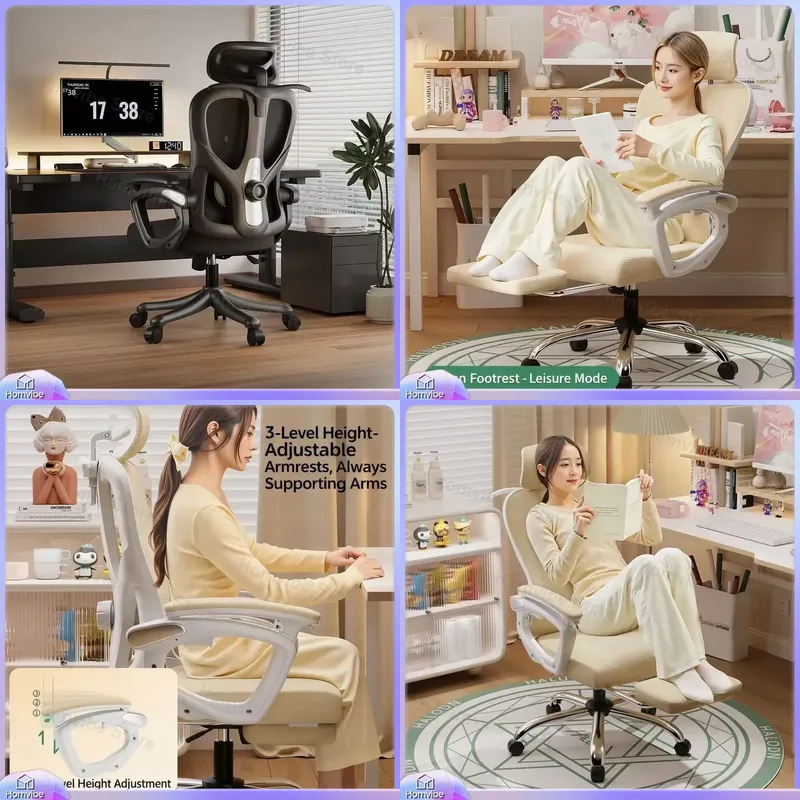 Pc Gaming Gaming - Ergonomic Gaming Chair with Lumbar Support