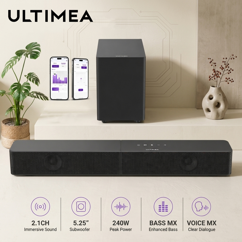 Gaming Controller - ULTIMEA Poseidon R3T 2.1ch Soundbar with