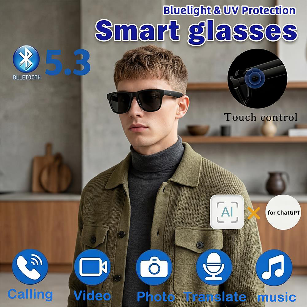 Gaming Controller - AI Remote Control Touch Smart Glasses