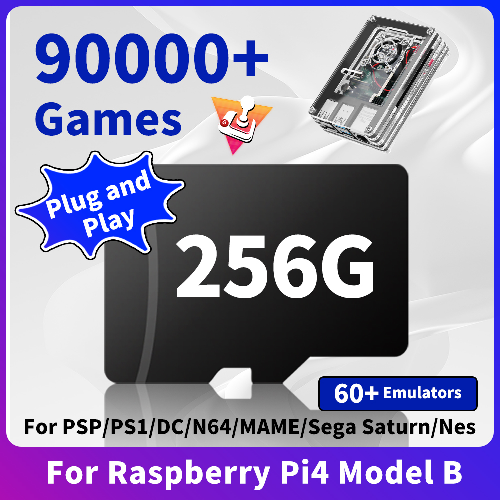 Pc Gaming Emulator - Batocera Linux 39 Game TF Card