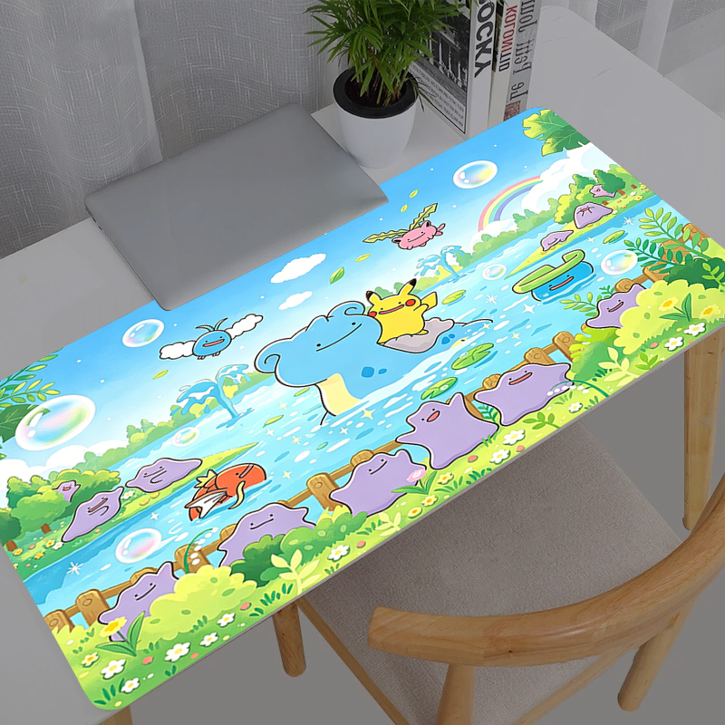 Pc Gaming Keyboard - Mouse Pad Pokemon Pikachu Anime Durable