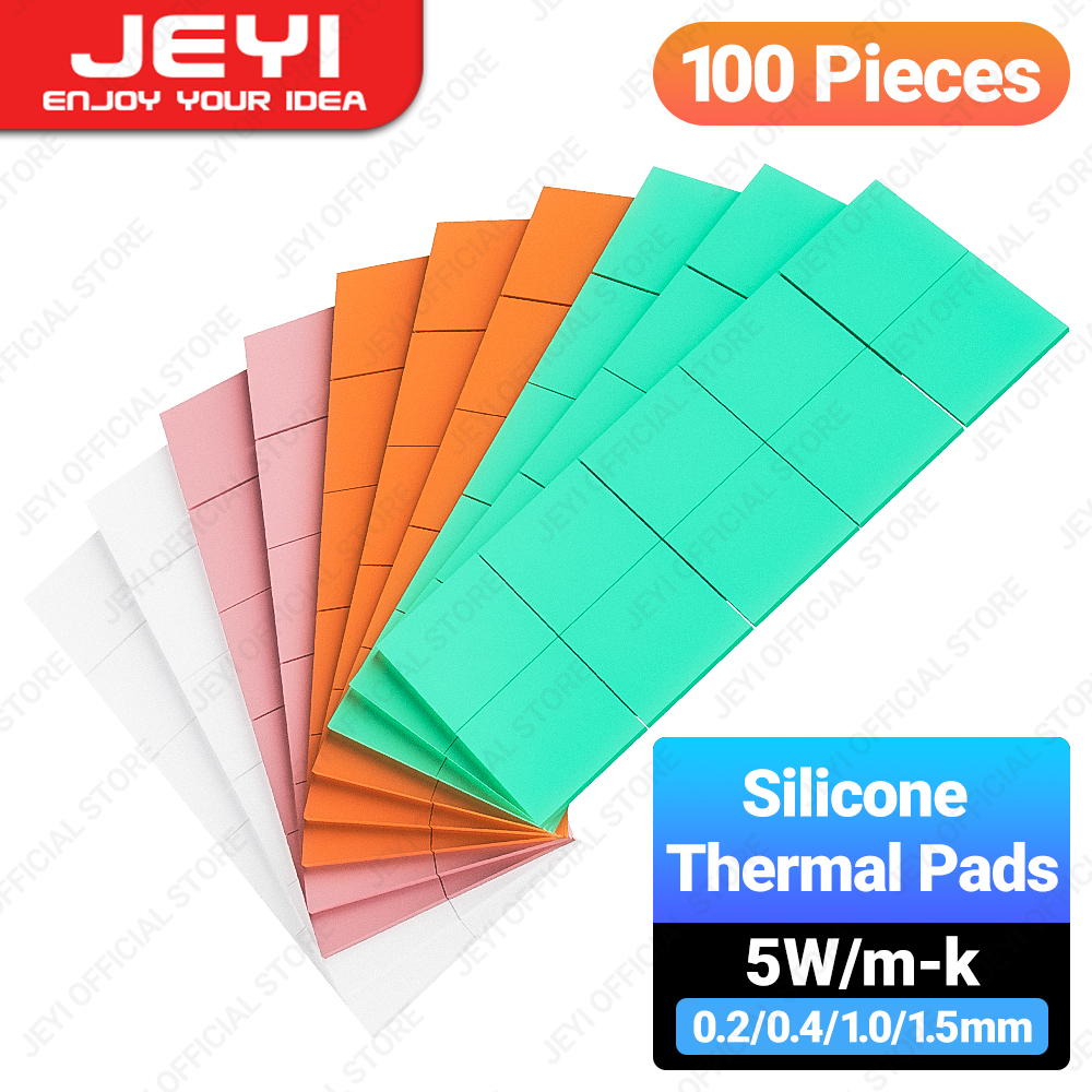 M.2 Ssd Heatsink - JEYI 100-Pack Thermal Conductive Silicone Pads,