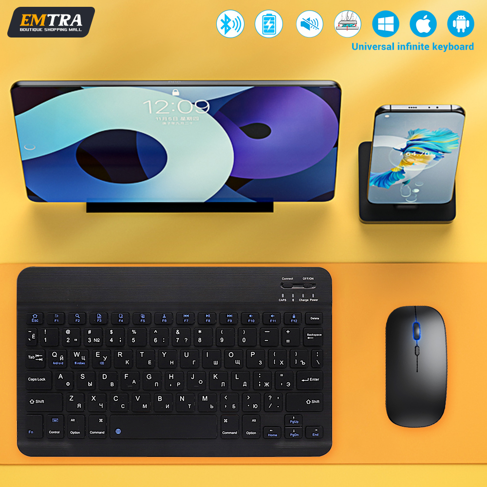 Pc Gaming Samsung - Bluetooth Keyboard and Mouse For iPad