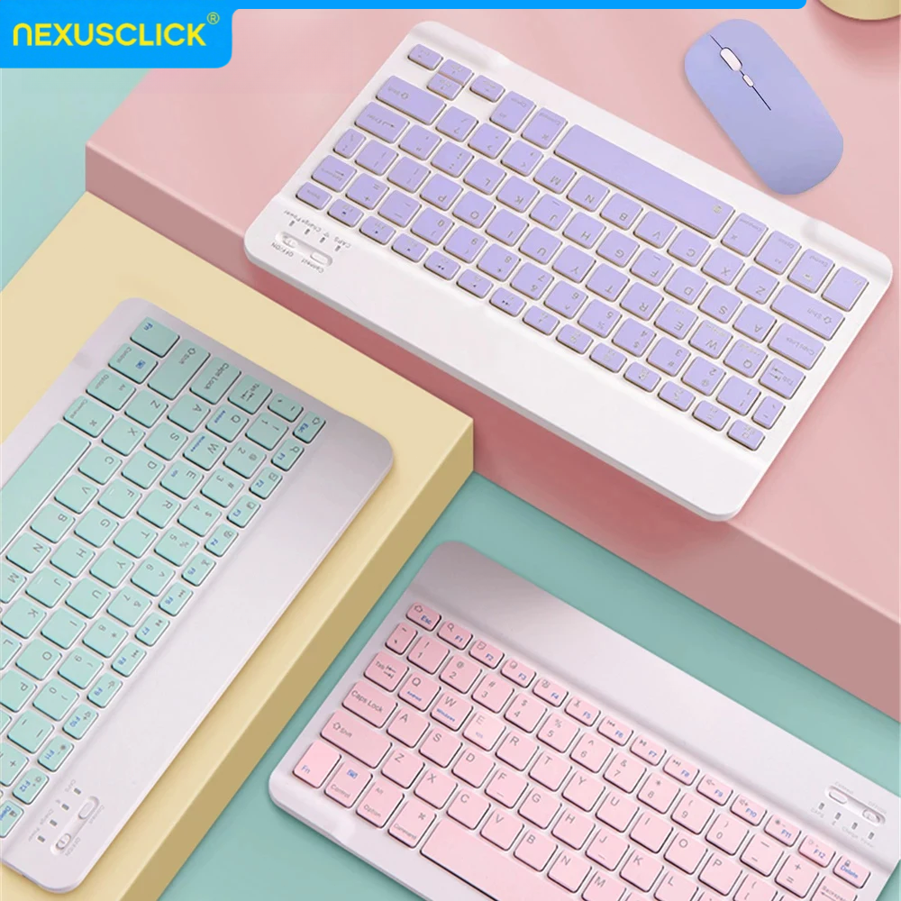 Pc Gaming Samsung - NexusClick Bluetooth Keyboard and Mouse For