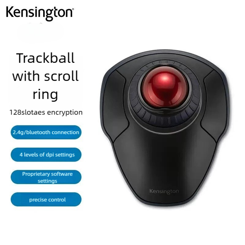 Wireless Gaming Mouse - Kensington Orbit 2.4G Wireless Trackball with