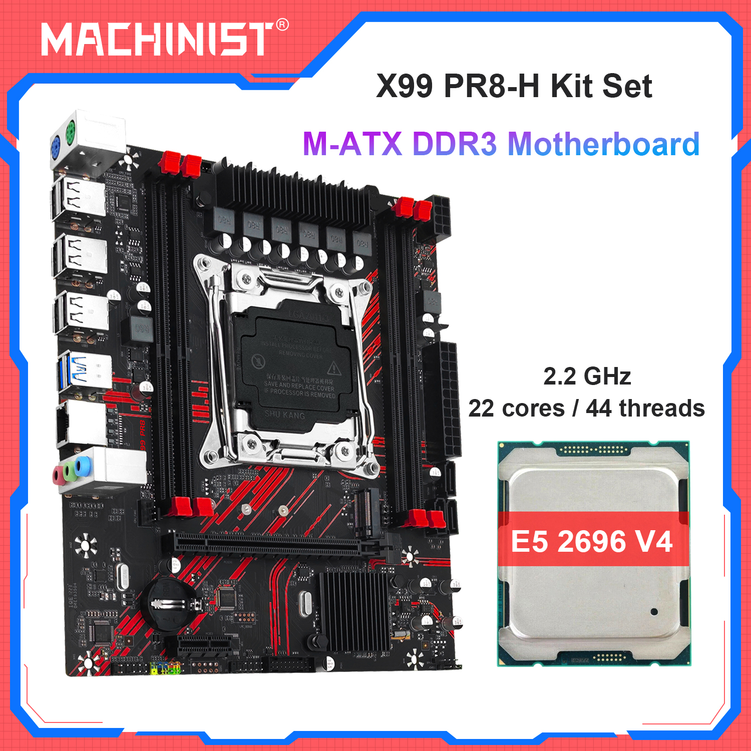 Pc Gaming Omen - MACHINIST X99 PR8-H Motherboard combo Intel