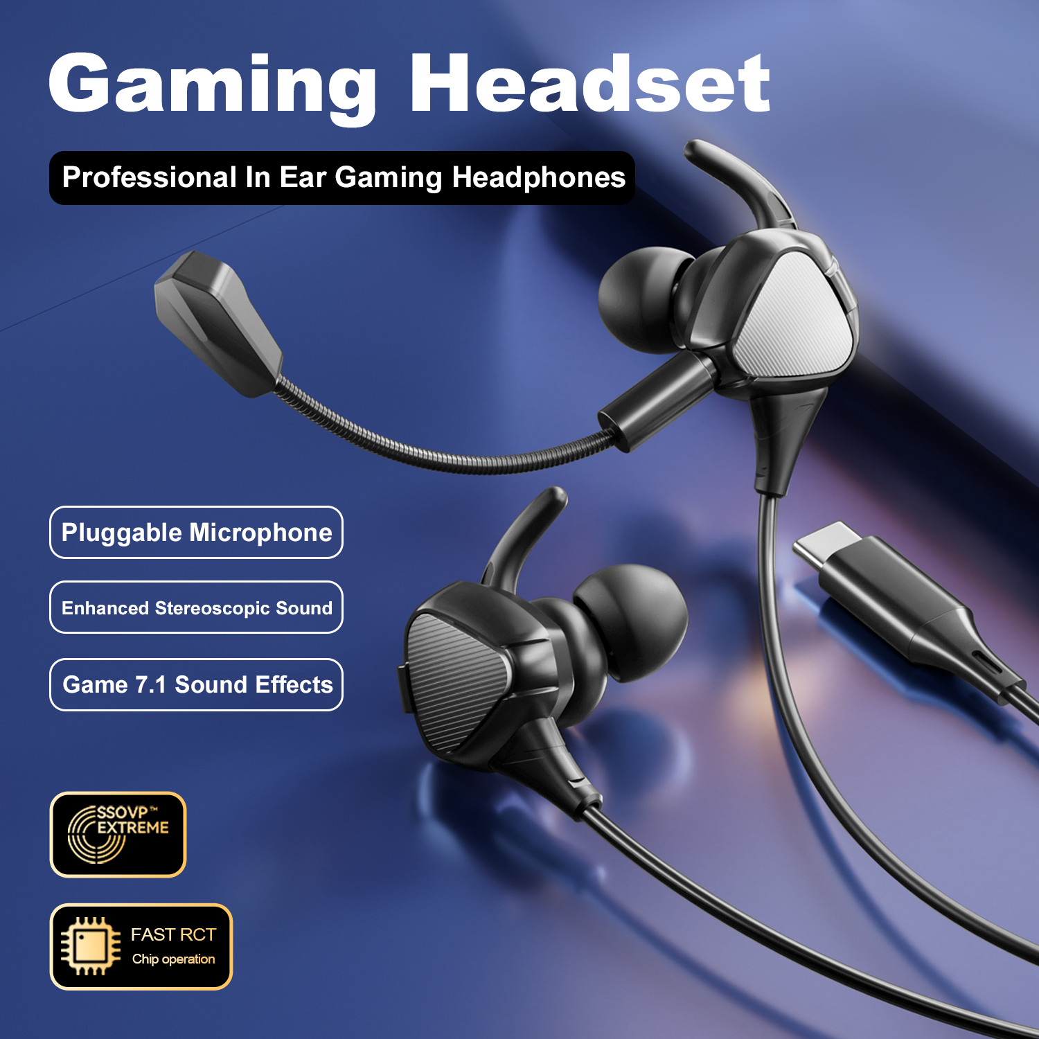 Pc Gaming Samsung - In Ear Gaming Earphones With Microphone