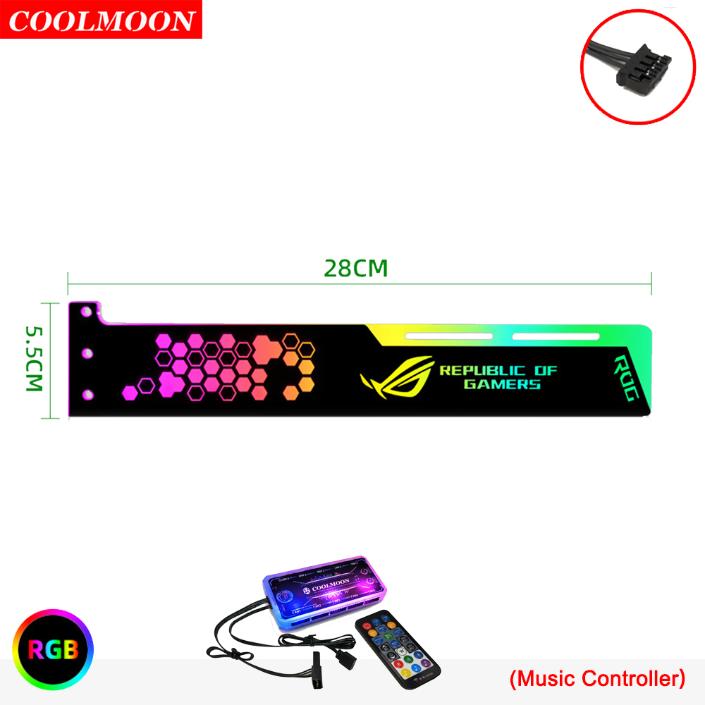 Coolmoon 5V Small 4PIN RGB LED - Pc Gaming Msi avis et prix