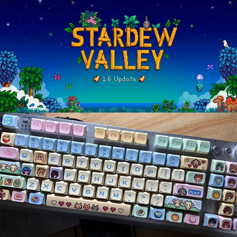 Stardew Valley 78 Keycaps Pixe - Custom Keycaps avis et prix