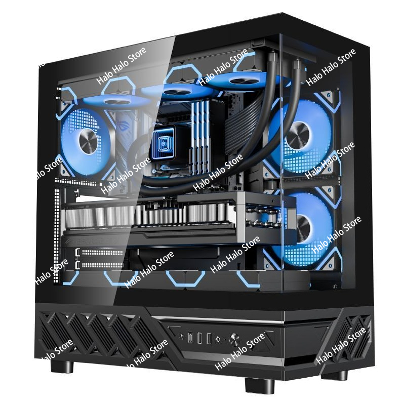 White Seaview ATX PC Case Temp - Pc Gaming White avis et prix