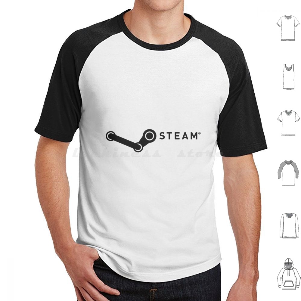 Steam Powered T Shirt Big Size - Pc Gaming White avis et prix