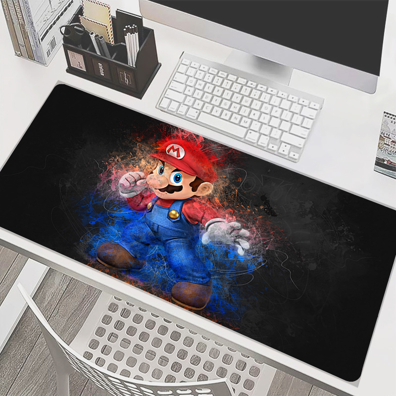 90x40cm Mouse Pad M-Mario Anim - Pc Gaming White avis et prix