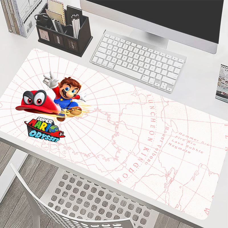 90x40cm Mouse Pad M-Mario Anim - Pc Gaming White avis et prix