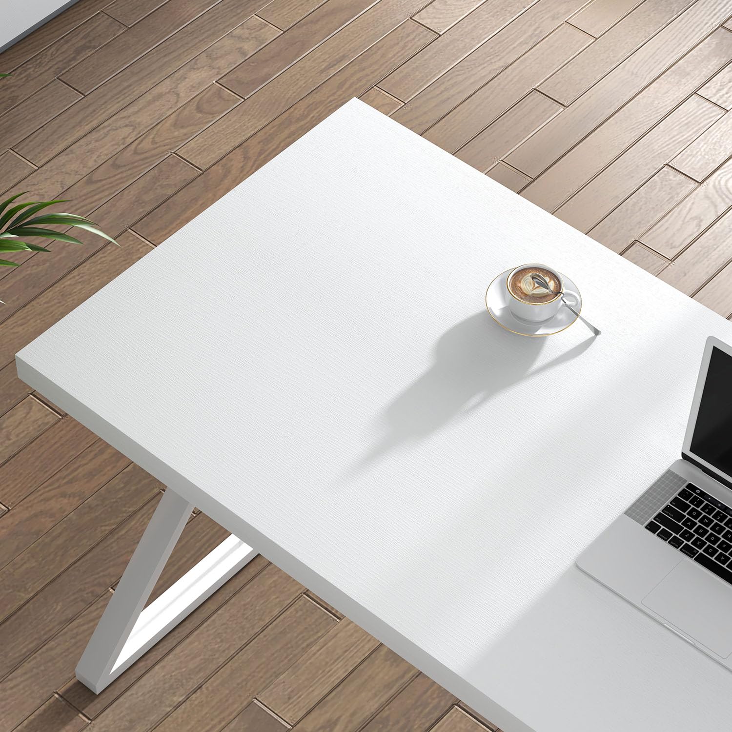 Modern White Z-Shaped Metal Fr - Pc Gaming White avis et prix