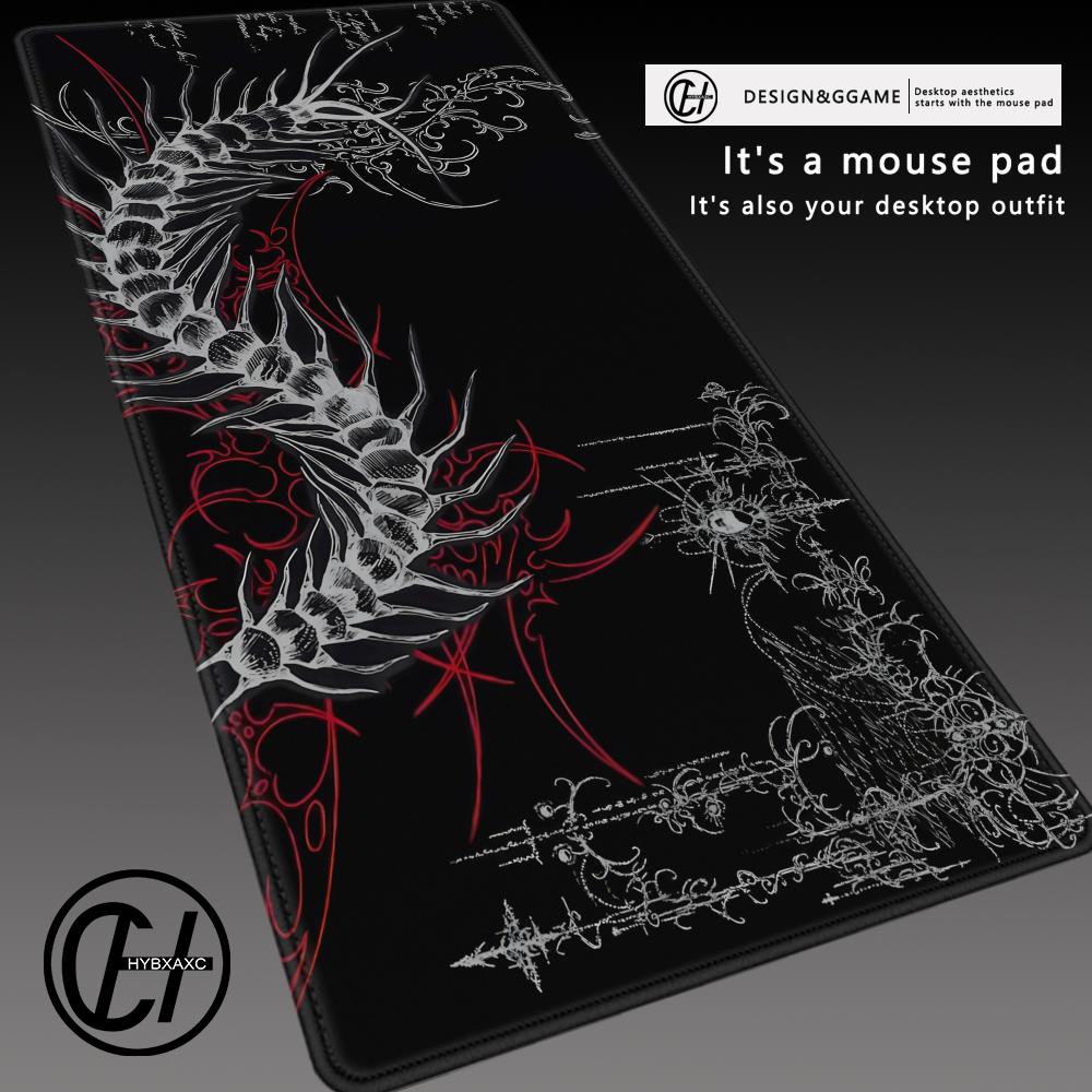 Black White Gothic Mouse Pad L - Pc Gaming White avis et prix