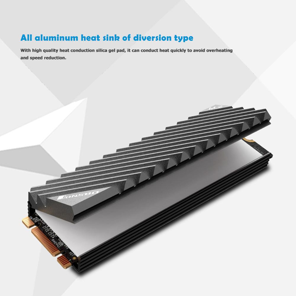 Jonsbo M2 2280 SSD Aluminum He - M.2 Ssd Heatsink avis et prix
