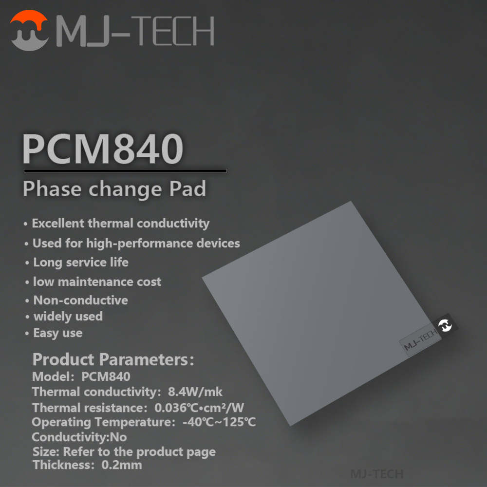 MJ-TECH PCM840 Phase Change Pa - Thermal Paste avis et prix