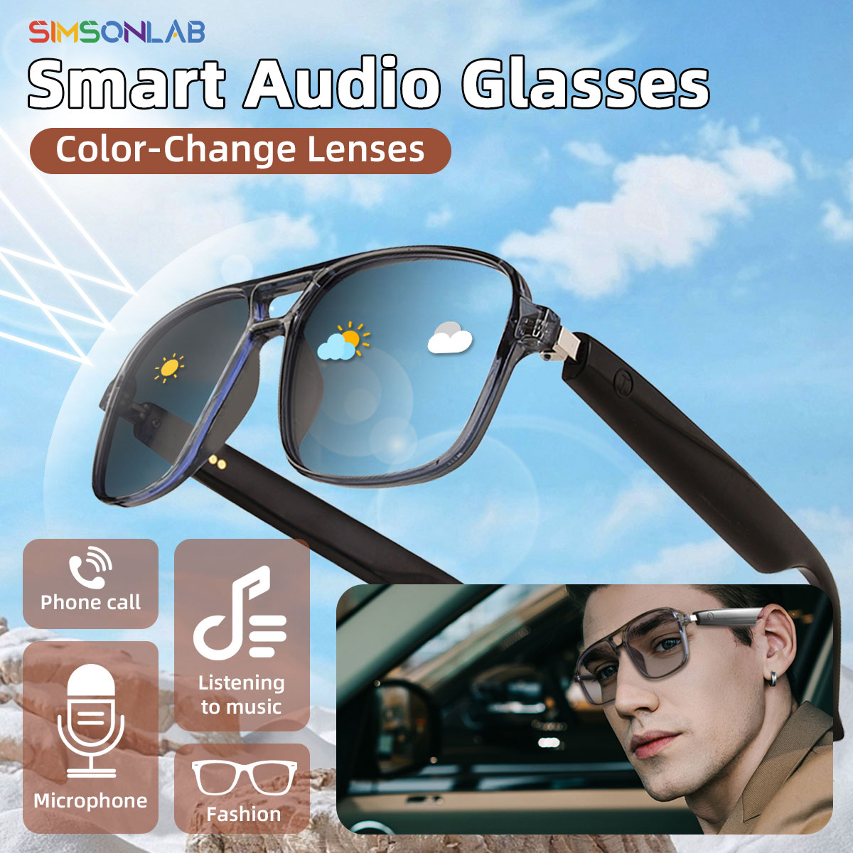2025 NEW Smart Glasses Ai Voic - Gaming Controller avis et prix