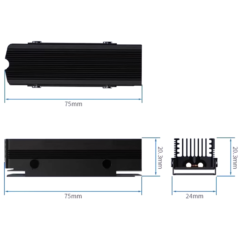 SSD-V3 M.2 NVMe 2280 SSD Heats - M.2 Ssd Heatsink avis et prix