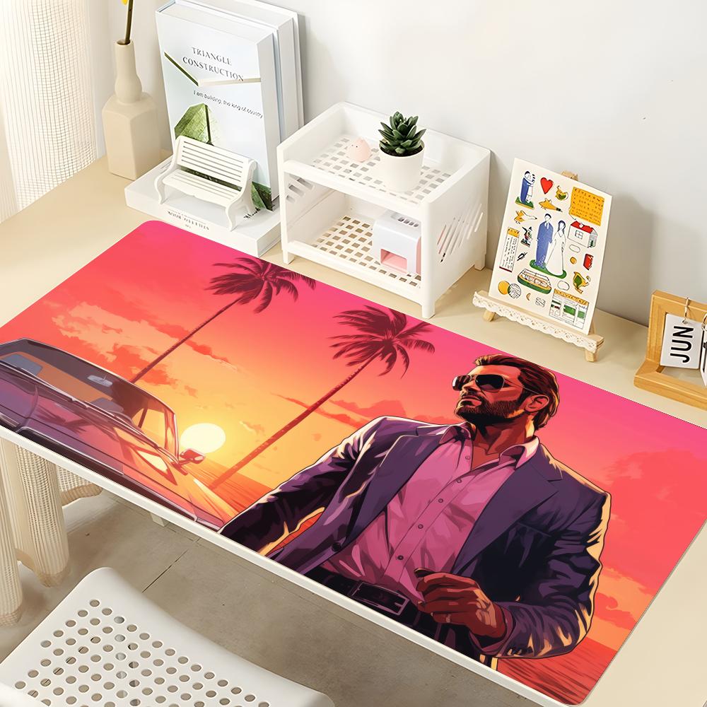 Game Cartoon G-GTA 6 Mouse Pad - Pc Gaming Gta avis et prix