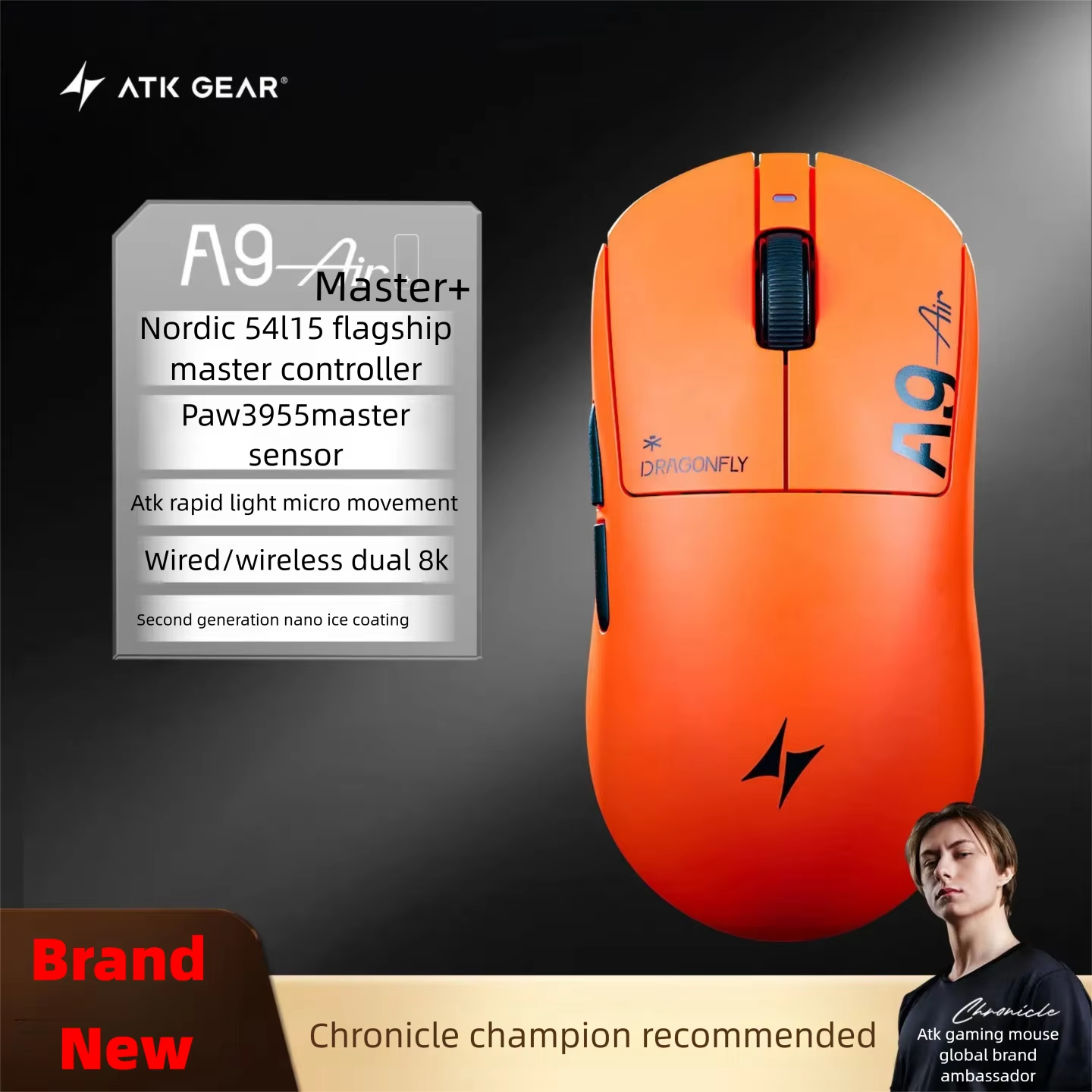 ATK A9 Air Ultimate Plus Gamin - Wireless Gaming Mouse avis et prix