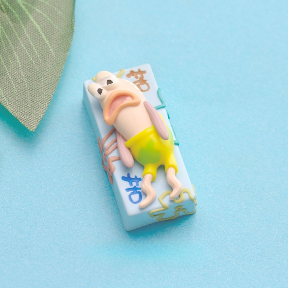 SpongeBob Sad Fish 2U Keycap - - Custom Keycaps avis et prix