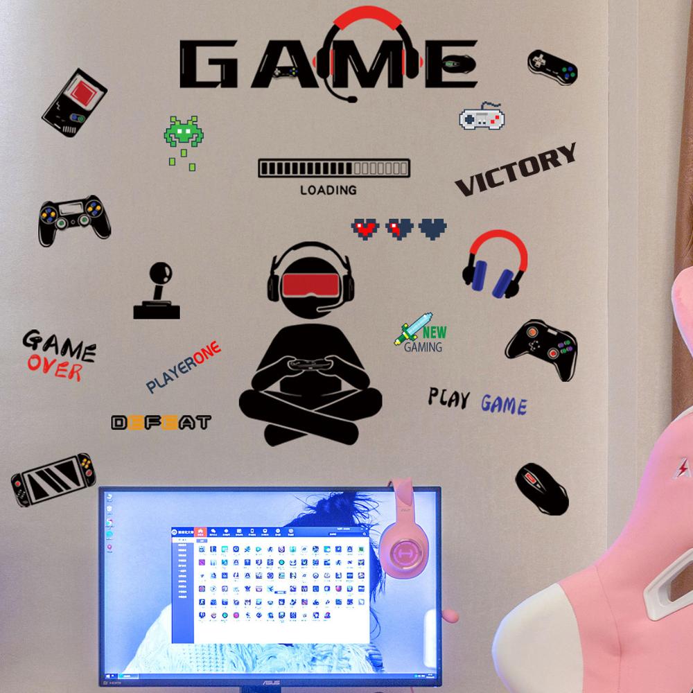 Gamer Vinyl Wall Sticker Game  - Pc Gaming Wallpaper avis et prix