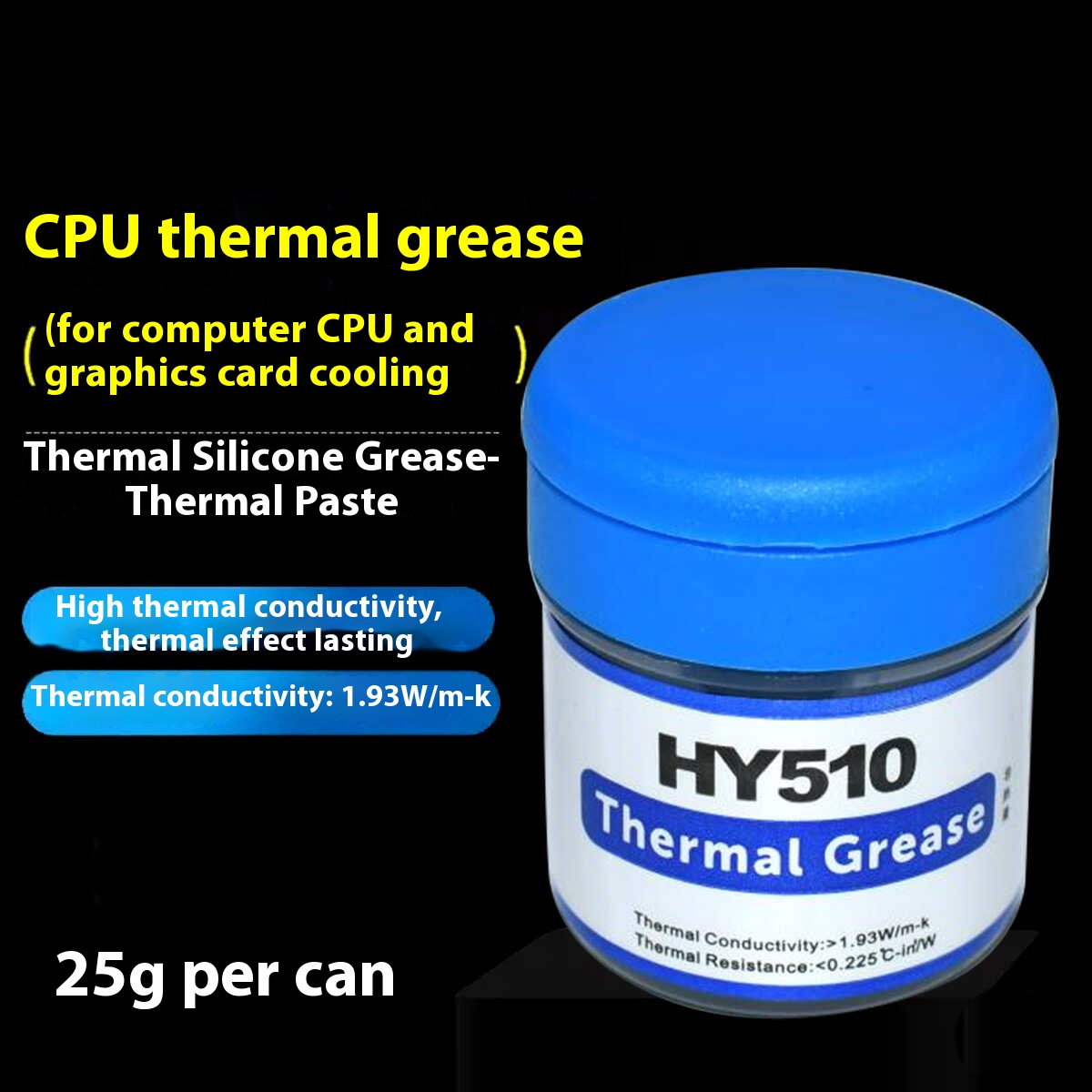 HY510 Desktop Computer CPU The - Thermal Paste avis et prix