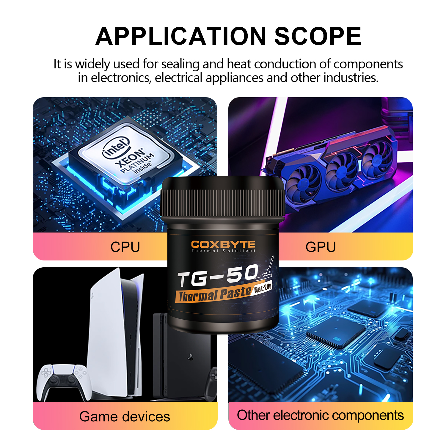 Coxbyte TG-50 18.2W/mk Thermal - Thermal Paste avis et prix