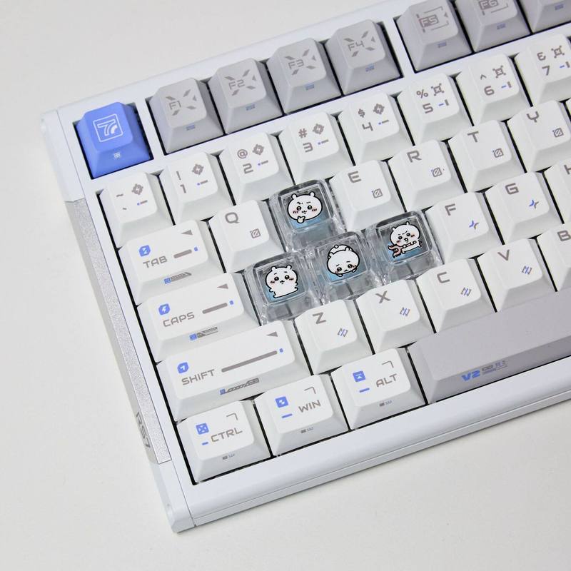 Chiikawa 4 Pcs Handmade Transp - Custom Keycaps avis et prix