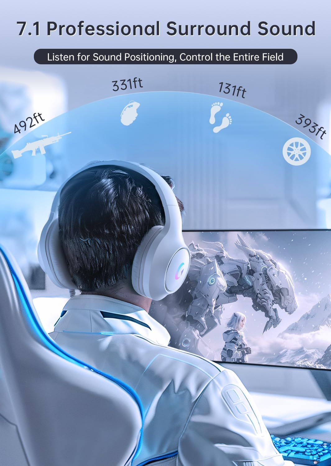 Gaming Headset With 7.1 Surrou - Pc Gaming Gaming avis et prix