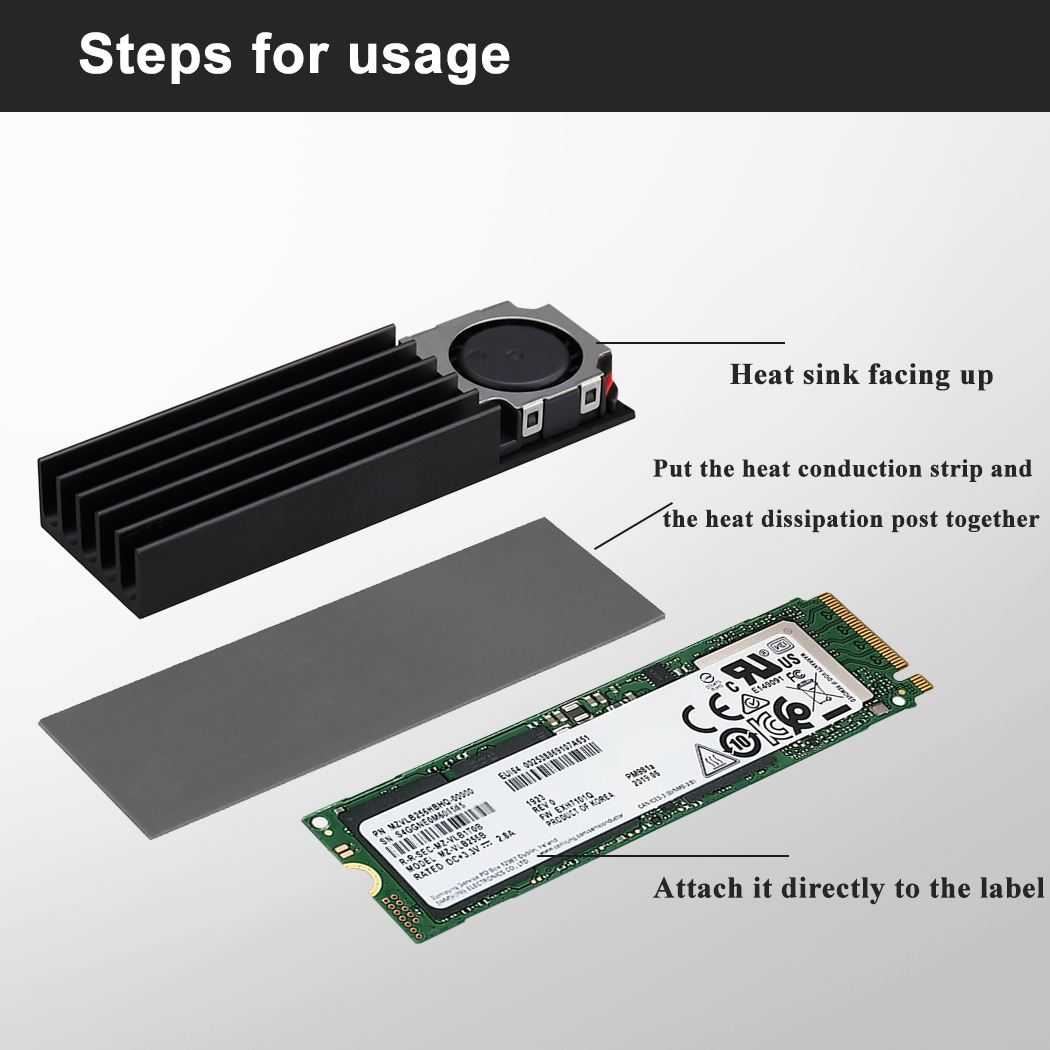 Gdstime M.2 2280 22110 Solid S - M.2 Ssd Heatsink avis et prix