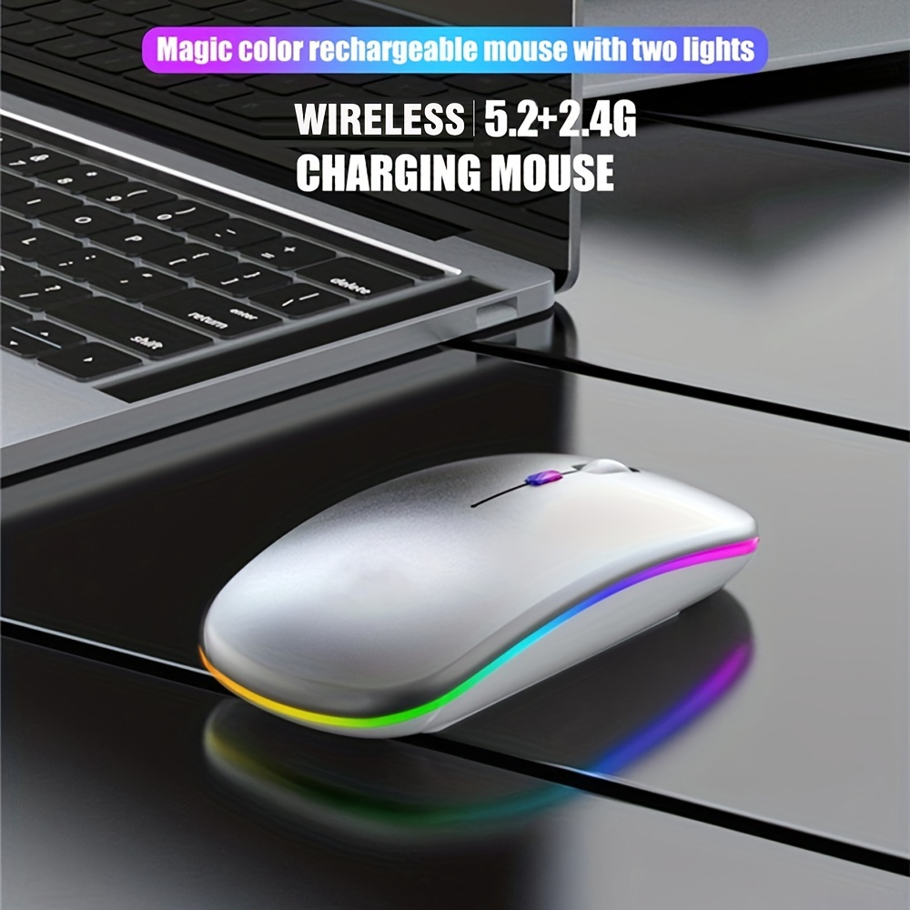 Wireless Mouse RGB Rechargeabl - Wireless Gaming Mouse avis et prix
