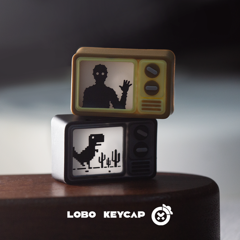 Fashion Dinosaur TV Keycaps Li - Custom Keycaps avis et prix