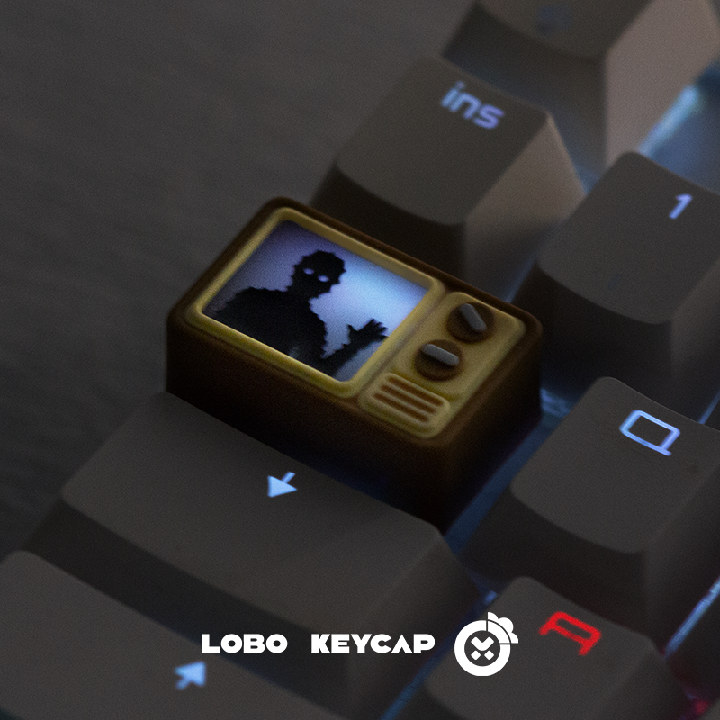 Fashion Dinosaur TV Keycaps Li - Custom Keycaps avis et prix