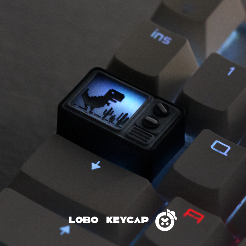 Fashion Dinosaur TV Keycaps Li - Custom Keycaps avis et prix