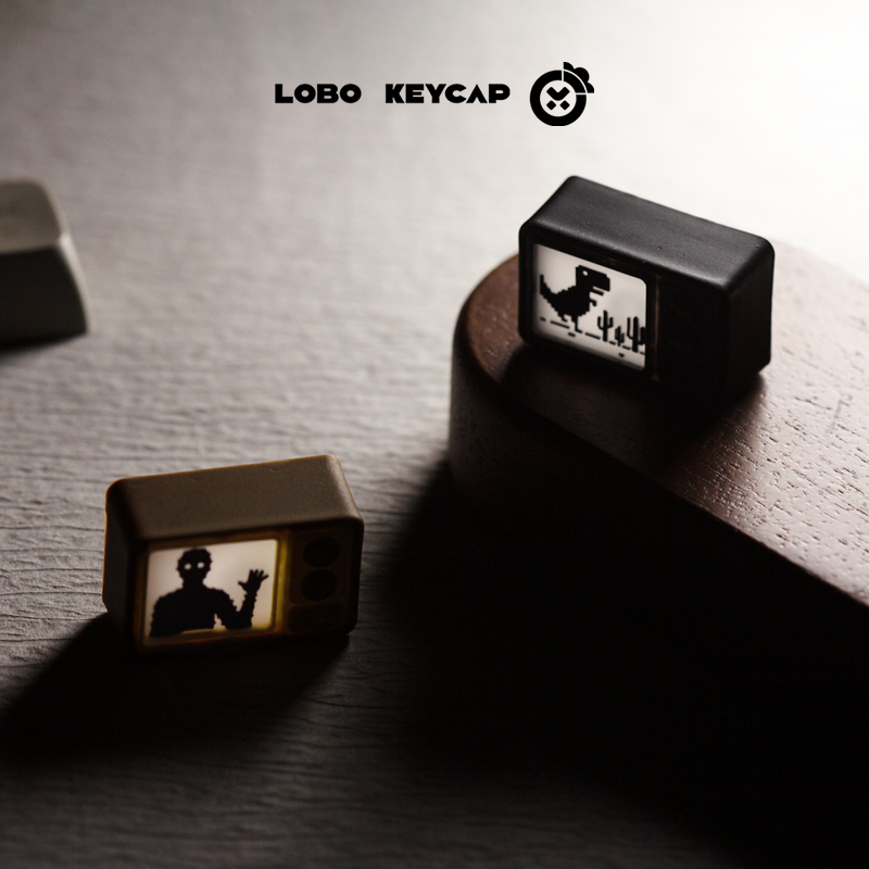 Fashion Dinosaur TV Keycaps Li - Custom Keycaps avis et prix