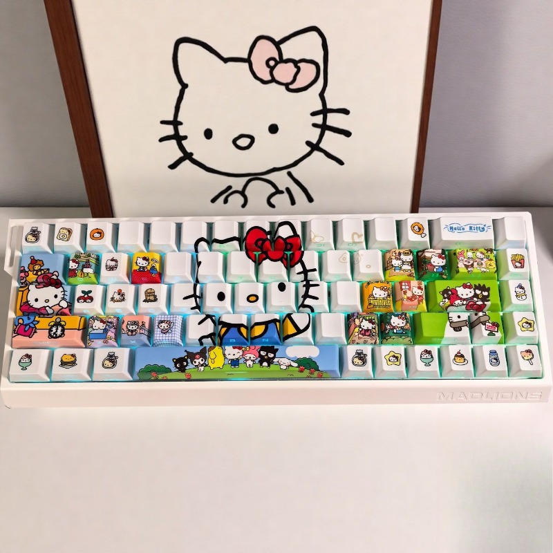 Anime Sanrio Hello Kitty Keyca - Custom Keycaps avis et prix