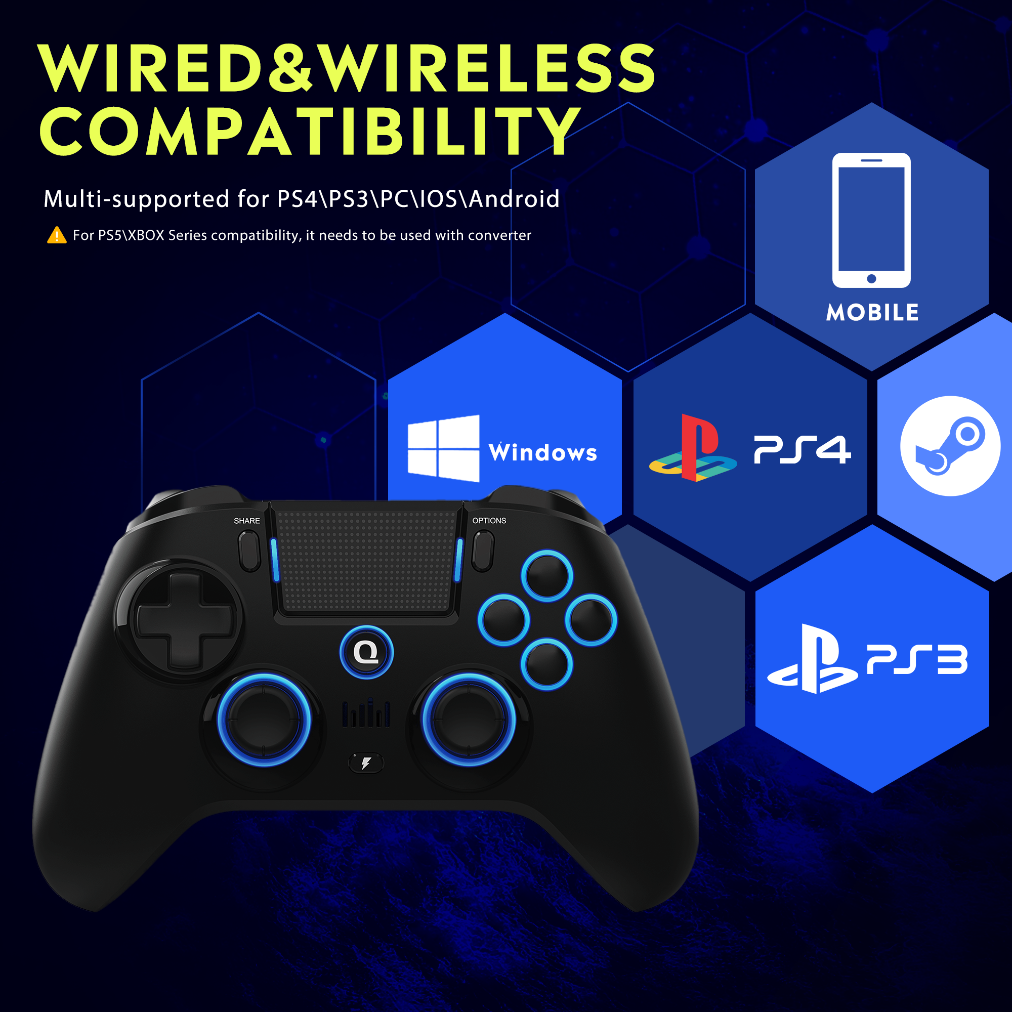 Original QRD Spark N5 Wireless - Pc Gaming Emulator avis et prix