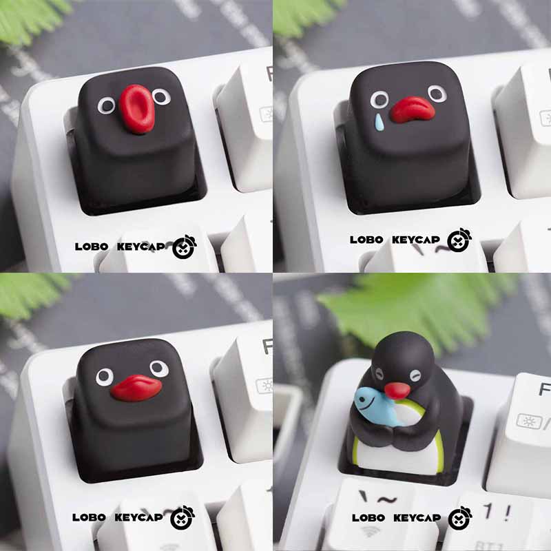 Cute Pingu Anime Series Pengui - Custom Keycaps avis et prix
