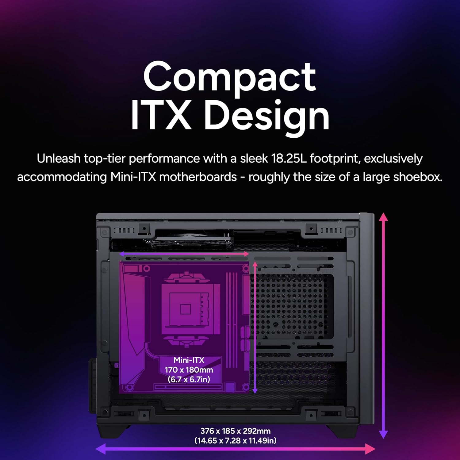 Mini-ITX PC Case with 280mm Ra - Pc Gaming Gaming avis et prix