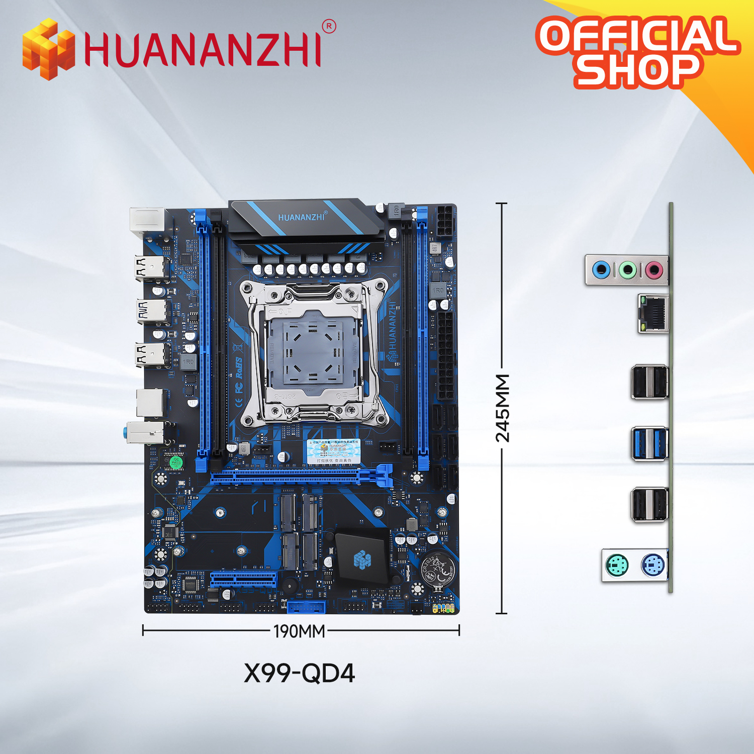 HUANANZHI X99 QD4 LGA 2011-3 X - Pc Gaming Omen avis et prix