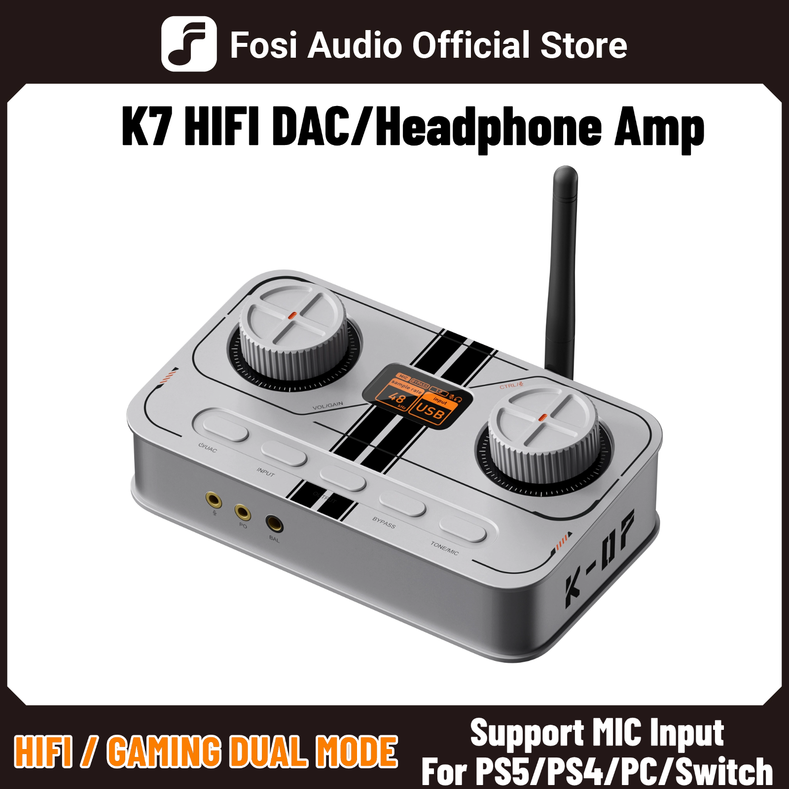 Fosi Audio K7 White Gaming Hea - Pc Gaming White avis et prix
