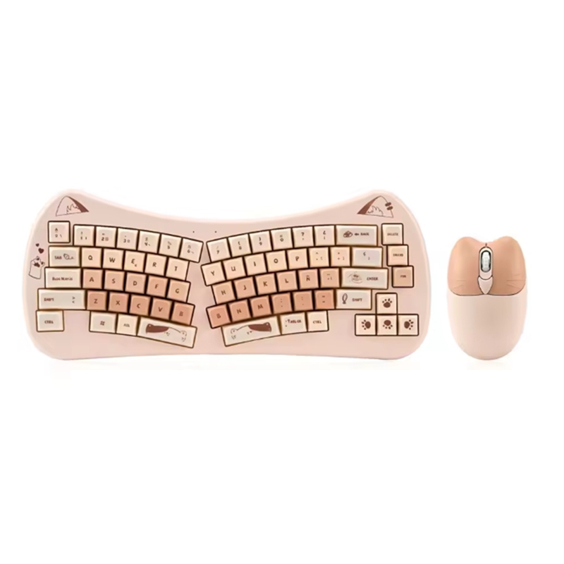 68 Key Cat Ear Mechanical Keyb - Wireless Gaming Mouse avis et prix