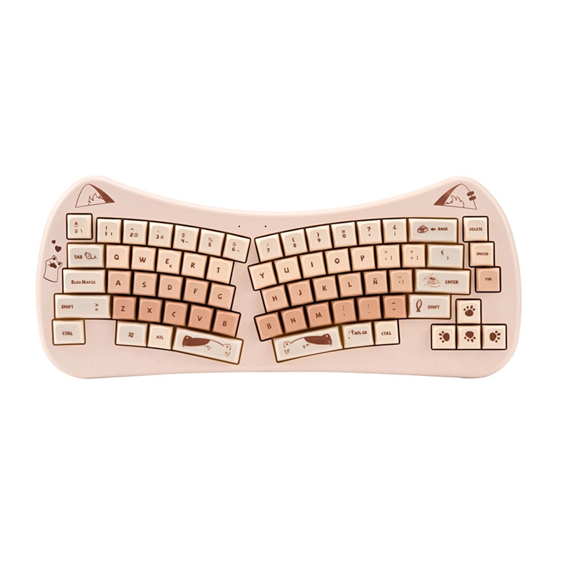 68 Key Cat Ear Mechanical Keyb - Wireless Gaming Mouse avis et prix