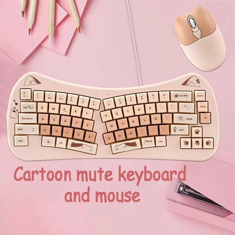68 Key Cat Ear Mechanical Keyb - Wireless Gaming Mouse avis et prix