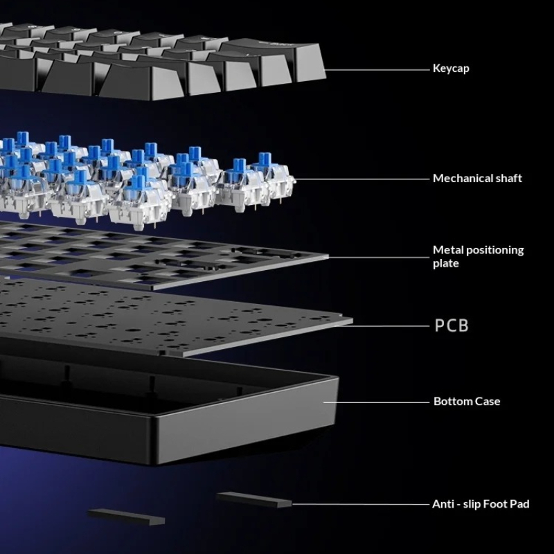 TAIDU K660 Mechanical Keyboard - Pc Gaming White avis et prix