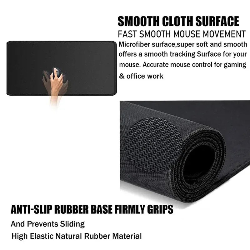 White Large Mouse Pad Carpet S - Pc Gaming White avis et prix