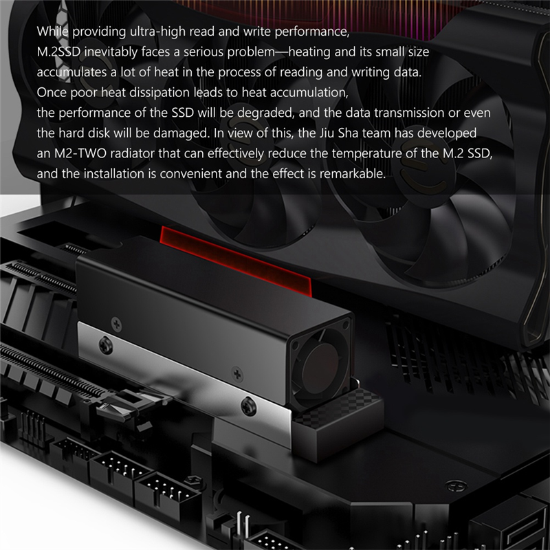 M.2 2280 SSD PCI-E NVMe Heat S - M.2 Ssd Heatsink avis et prix