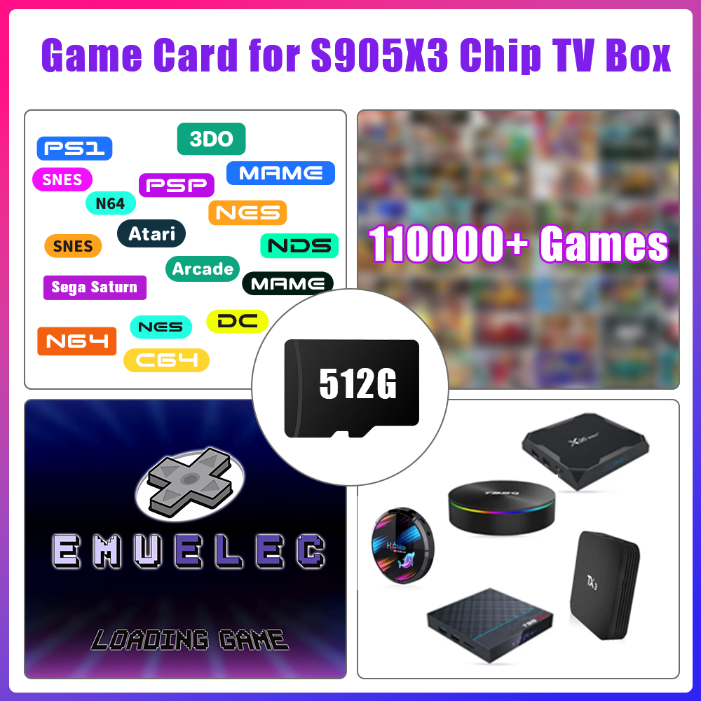 Game TF Card for S905X3 Chip T - Pc Gaming Emulator avis et prix